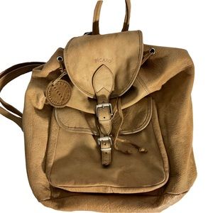 Picard Tan Leather Backpack